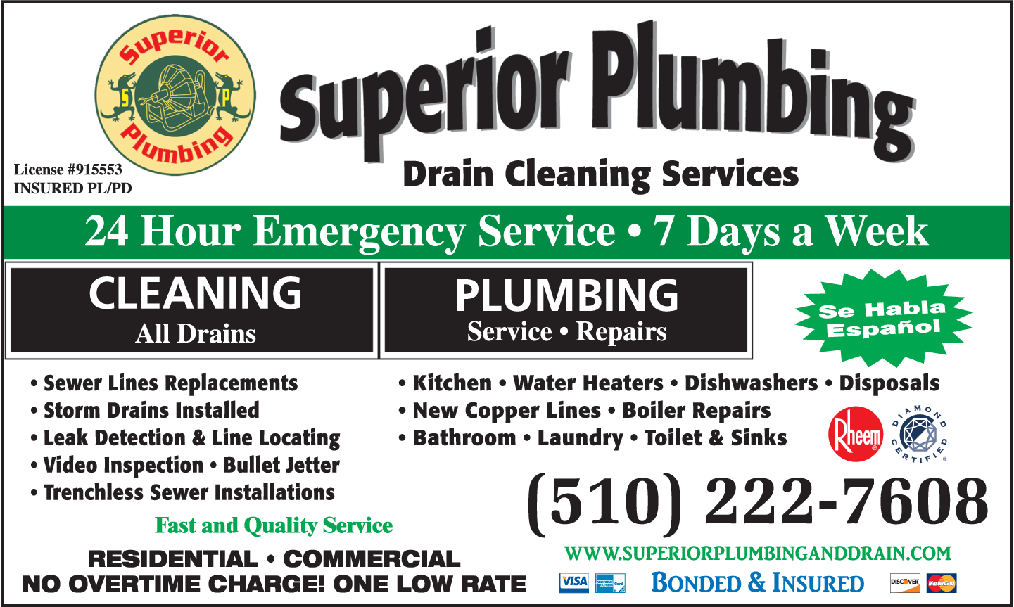 Superior Plumbing & Drain Cleaning Services