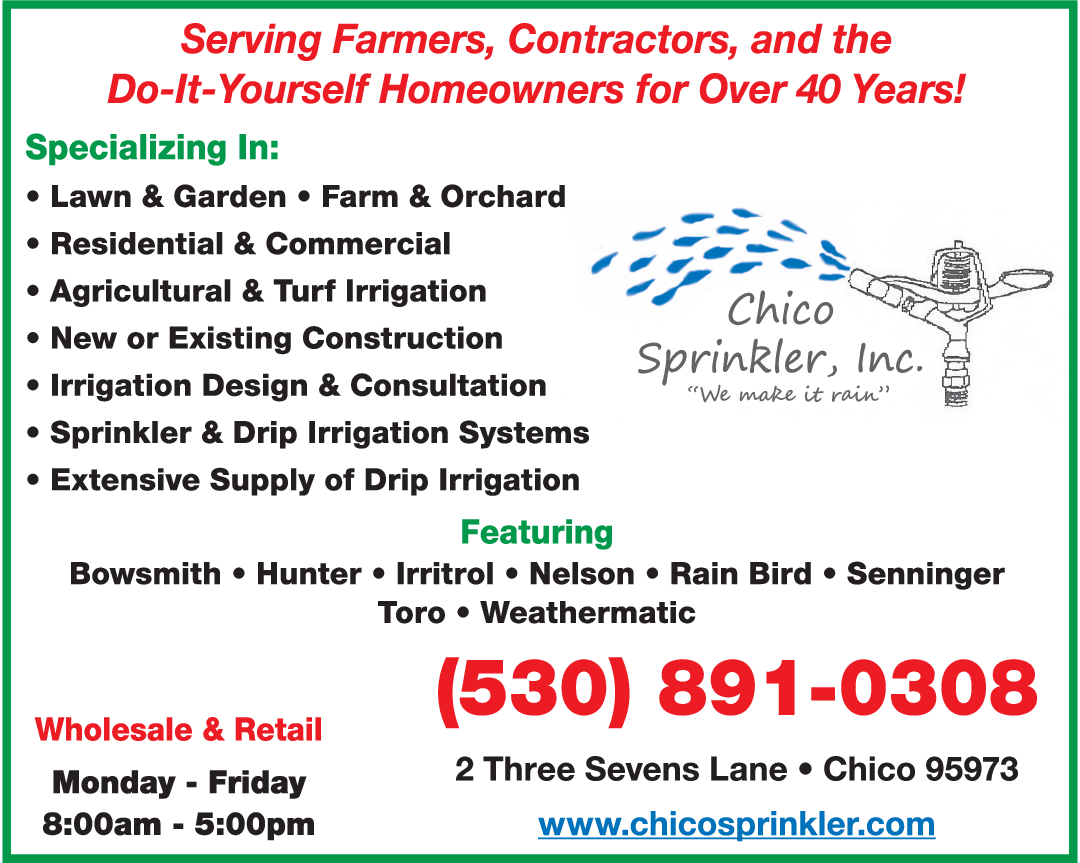 Chico Sprinkler Inc