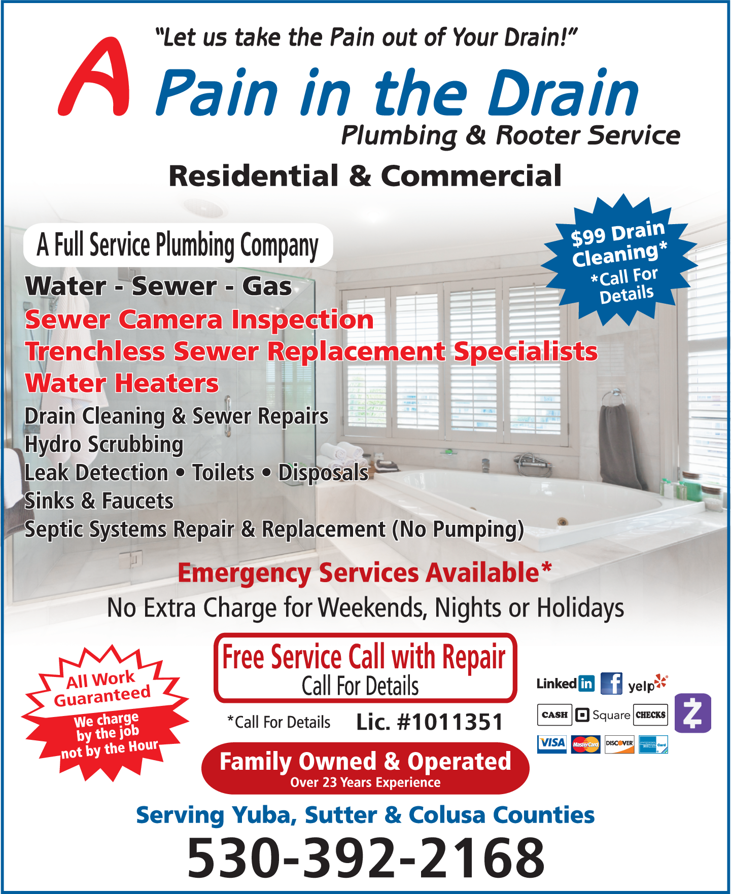 A Pain In The Drain Plumbing & Rooter Service